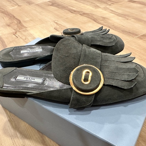 Prada Suede Loafers - Picture 4 of 14